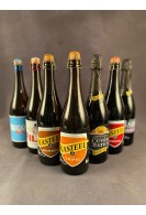 Øl smagekasse 75 cl  med 7 flasker belgiske specialøl 75 cl.